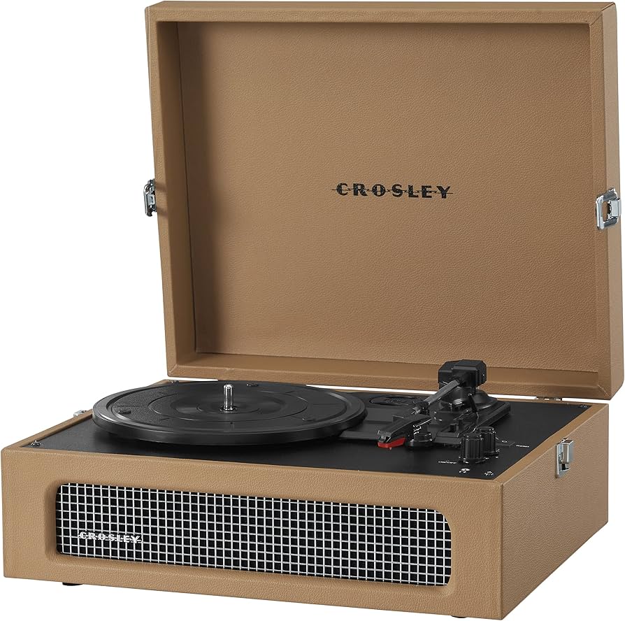 Amazon.com: Crosley CR8017B-TA Voyager Vintage Portable Vinyl